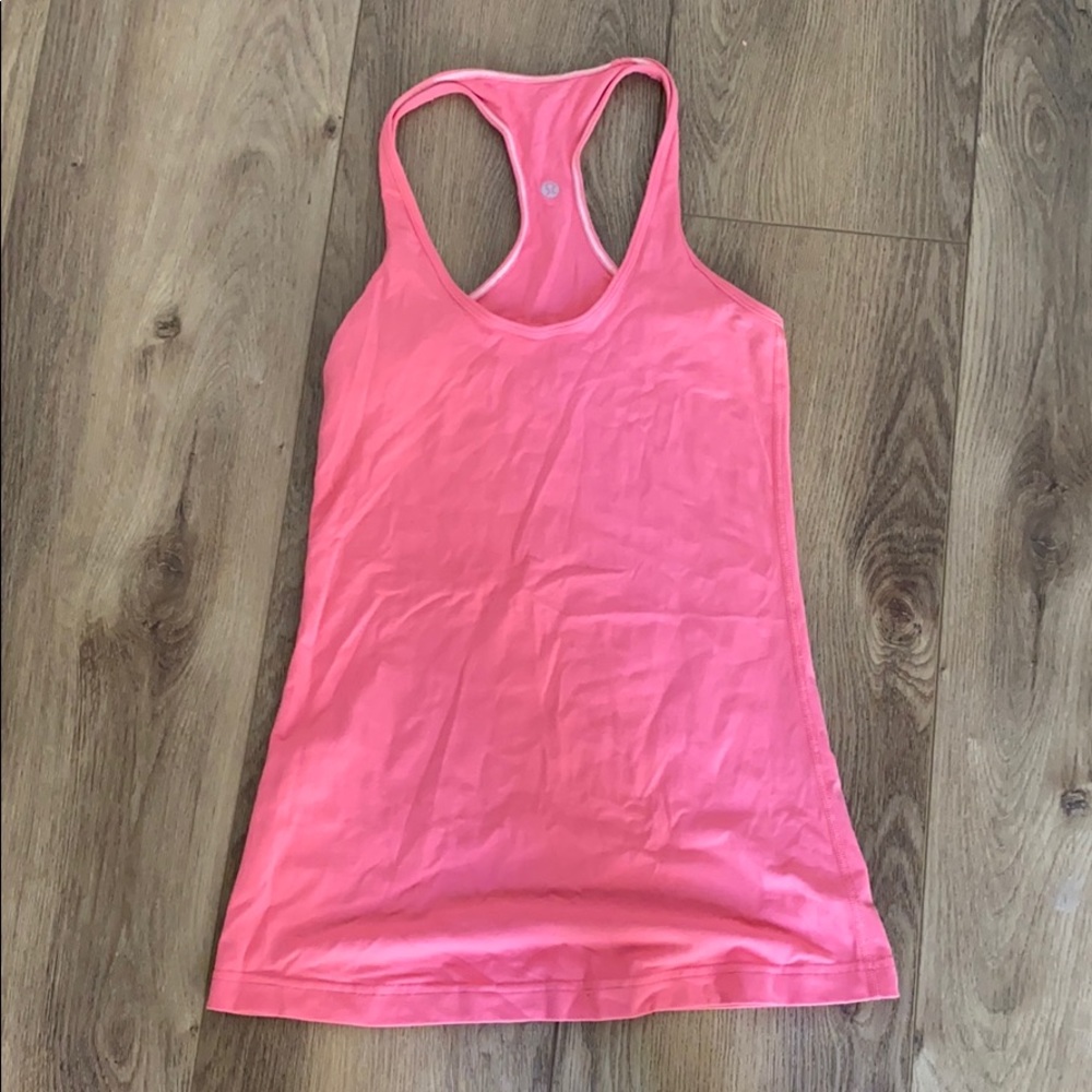 Lululemon Razorback pink tank